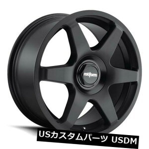 COAzC[ 19x8.5 Rotiform SIX R113 5x100 / 112 +35}bgubNzC[i4Zbgj 19x8.5 Rotiform SIX R113 5x100/112 +35 Matte Black Wheels (Set of 4)