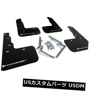 �}�b�h�K�[�h �D���� �����[�A�[�}�[UR�V���[�Y�u���b�N�}�b�h�t���b�v�t���z���C�g���S����2017-2019�V�r�b�N�^�C�vR Rally Armor UR Series Black Mud Flaps w/ White Logo for 2017-2019 Civic Type R