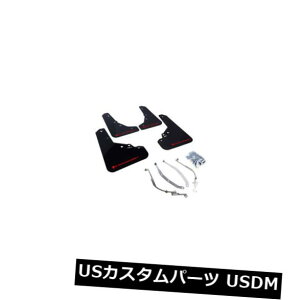 }bhK[h D 12 + Fiat 500MF25-UR-BLK / R D̃[A[}[}bhtbv Rally Armor Mud Flaps Red Logo For 12+ Fiat 500 #MF25-UR-BLK/RD