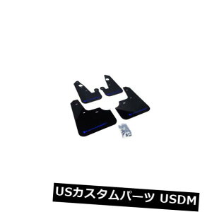}bhK[h D [A[}[ubN}bhtbv2007-2017pu[SOHT[4hA Rally Armor Black Mud Flaps w/ Blue Logo for 2007-2017 Mitsubishi Lancer 4-door