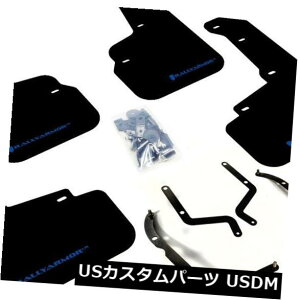 �}�b�h�K�[�h �D���� �����[�A�[�}�[UR�u���b�N�}�b�h�t���b�v�t��2018�X�o��Crosstrek�p�u���[���S Rally Armor UR Black Mud Flaps w/ Blue Logo for 2018 Subaru Crosstrek