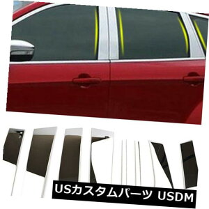hAs[ tH[hGXP[vKuga 13-18̂߂̎Ԃ̃X^CON[hA|XggJo[ Car Styling Chrome Door Window Pillar Post Trim Cover For Ford Escape Kuga 13-18