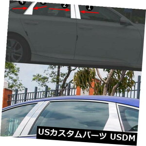 �h�A�s���[ �z���_�A�R�[�h2018 2019�p�N�����X�e�����X�|���s���[�g�����J�o�[ Chrome Stainless Steel Window Pillar Trim Cover For Honda Accord 2018 2019 �y���s�A���i�z