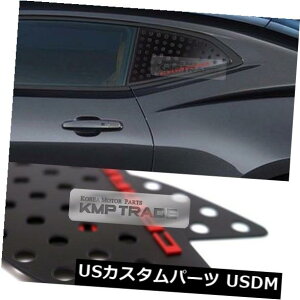 hAs[ Cs[EBhEKXX|[cv[g}XNԃSpV{[2016-17J} C Pillar Window Glass Sports Plate Mask Red Logo for CHVROLET 2016-17 Camaro