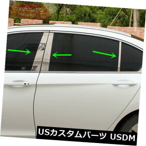 hAs[ 6{̃XeX|̑̒̓z_AR[h2013-2017ÑNg𓊍e܂ 6pcs Stainless Steel Window Pillar Posts Chrome Trim For Honda Accord 2013-2017