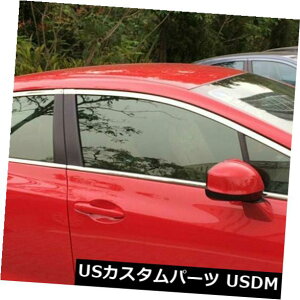 ドアピラー ホンダシビックセダン2012-2015クロームドアウィンドウピラーシルトリムカバーベゼルにフィット Fits Honda Civic Sedan 2012-2015 Chrome Door Window Pillar Sill Trim Cover Bezel