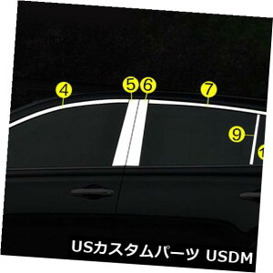 �h�A�s���[ �g���^RAV4 2013-17�X�e�����X�|�����|�X�g�J�o�[�g����22PCS�p For Toyota RAV4 2013-17 Stainless Steel Window Pillar Posts Cover Trim 22PCS �y���s�A���i�z