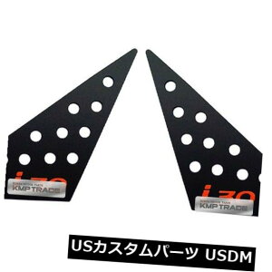 �h�A�s���[ �q�����_�C13-17 Elantra GT�̂��߂�C�̒��̑��K���X�̃X�|�[�c�v���[�g���`�Ԃ����S C Pillar Window Glass Sports Plate Molding Red Logo For HYUNDAI 13-17 Elantra GT �y���s�A���i�z