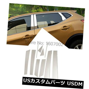 hAs[ YQashqai 2014 -2016̂߂10PCSABSÑ|XgJo[g 10PCS Window ABS Chrome Pillar Post Cover Trim For Nissan Qashqai 2014 -2016
