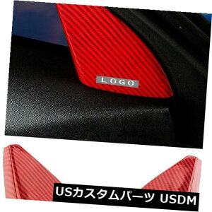 hAs[ LfbNATS ATS-LbhJ[{t@Co[EBhEAs[gCAOt[p2014-2018 2014-2018 For Cadillac ATS ATS-L Red Carbon Fiber Window A Pillar Triangle Frame
