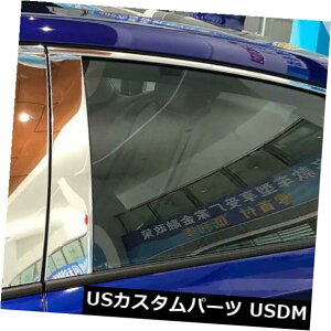 �h�A�s���[ Honda Accord 2018 2019�X�e�����X�h�A�E�B���h�E�Z���^�[�s���[�|�X�g�J�o�[�g�����p For Honda Accord 2018 2019 Stainless Door Window Center Pillar Post Cover Trim �y���s�A���i�z