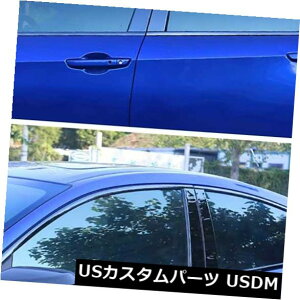 hAs[ z_VrbN10̂߂̃N݌v̒̃g̑̒ Chrome Black Design Windows Molding Trim Decoration Pillar For Honda Civic 10th