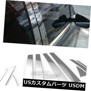 �h�A�s���[ HYUNDAI 2012-2016 i40���S���̂��߂̃X�e�����X�|�̃N�������̒��̒�����10P Stainless Steel Chrome Window Pillar Molding 10P For HYUNDAI 2012-2016 i40 Wagon �y���s�A���i�z