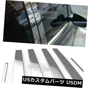 �h�A�s���[ KIA 2003-2009 Amanti Opirus�̂��߂̃X�e�����X�|�̃N�������̒��̒�����6P Stainless Steel Chrome Window Pillar Molding 6P For KIA 2003-2009 Amanti Opirus �y���s�A���i�z