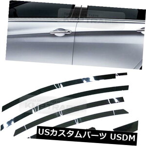 hAs[ OEMEBhĚ̂s[e[v10EAtZbgHYUNDAI 2011-2014 YF Sonata / i45p OEM Window Glossy Pillar Tape 10EA FULL SET for HYUNDAI 2011-2014 YF Sonata /i45