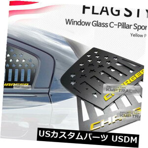 hAs[ hbW2006-2016N̏[d̂߂C̒̐ԂS̃AJ̍̑̃X|[c̔ C Pillar Red Logo American Flag Window Sports Plate for DODGE 2006-2016 Charger