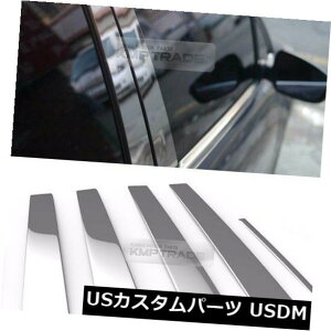�h�A�s���[ KIA 2004-07�s�J���g�̒��̂��߂�6P���`���X�e�����X�|�̃N�������̒��� Stainless Steel Chrome Window Pillar Molding 6P For KIA 2004-07 Picanto Morning �y���s�A���i�z