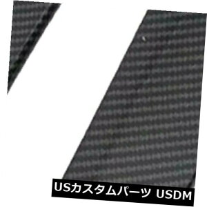 �h�A�s���[ �g���^RAV4 2019 2020�̂��߂�ABS�J�[�{���@�ۂ̌㕔�h�A��C�̒��J�o�[�g���� ABS Carbon Fiber Rear Door Window C Pillar Cover Trim for Toyota RAV4 2019 2020 �y���s�A���i�z
