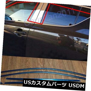 hAs[ 2016-2017g^C-HRX`[10{EBhEs[|Xgt[Jo[g Window Pillar Post Frame Cover Trim for 2016-2017 Toyota C-HR Steel 10PCS Set