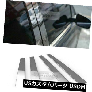 �h�A�s���[ KIA 2007-2012 Rondo Carens�̂��߂̃X�e�����X�|�̃N�������̒��̒�����4P Stainless Steel Chrome Window Pillar Molding 4P For KIA 2007-2012 Rondo Carens �y���s�A���i�z