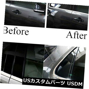 hAs[ 6pchȂ̓y̒̃Jo[t[̃tH[h̒T2013-2017N̂߂̃gXgbv 6pc Door Windows Sill Pillar Cover Frame Trim Strip For Ford Explorer 2013-2017