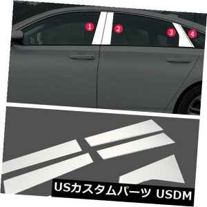 hAs[ z_AR[h2018 2019N̂߂8pcsXeX|̑̒̃|Xg̃g 8pcs Stainless Steel Window Pillar Posts Trim For Honda Accord 2018 2019