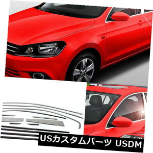 �h�A�s���[ VW Jetta�p�ɂ҂�����t�B�b�g����14�̃t���E�B���h�E�s���[�E�B���h�E�V�����[���f�B���O�g���� 14pcs Full Window Pillars Window Sill Molding Trim Exactly Fitted For VW Jetta �y���s�A���i�z