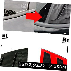 ドアピラー Cピラープレートマスクデカールウィンドウガラスモールディング(フィット:HYUNDAI 2017+ Elantra) C Pillar Plate Mask Decal Window Glass Molding (Fits: HYUNDAI 2017+ Elantra)