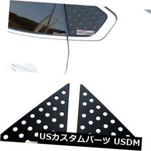 ドアピラー C柱ウィンドウガラススポーツプレートマスクレッドロゴ2 p用キア2017 2018カデンツァk7 C Pillar Window Glass Sports Plate Mask Red Logo 2P for KIA 2017 2018 Cadenza K7