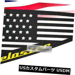hAs[ q_C11-17 VelosterCs[EBhEX|[cv[gFAJ C Pillar Window Sports Plate Yellow American Flag For HYUNDAI 11-17 Veloster