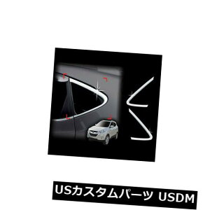 �h�A�s���[ 2010 2014�q�����_�C�c�[�\��ix35�̂��߂̃N�������gC�s���[���`�J�o�[2p Chrome Window Sill C Pillar Molding Cover 2p For 2010 2014 Hyundai Tucson ix35