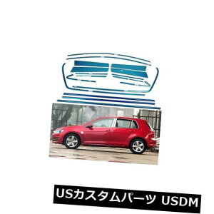 hAs[ SȃEBhEYÑg̑̓StMK7̂߂̒S̒܂ Full Windows Chrome Molding Trim Decoration Strips Center Pillar For Golf MK7