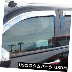 �h�A�s���[ 14-15�V�{���[�V���o���[�h1500�N���[��4�{�g���L���u�E�B���h�E�o�C�U�[�E�C���h�f�B�t���N�^�[ 14-15 Chevy Silverado 1500 Chrome 4pcs Extended Cab Window Visor Wind Deflectors �y���s�A���i�z