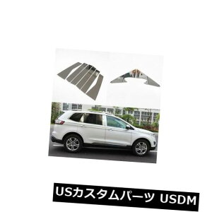 hAs[ tH[h̒[2015N̂߂̊SȃEBhEYÑg̑̒S̒ Full Windows Chrome Molding Trim Decoration Center Pillar For Ford Edge 2015