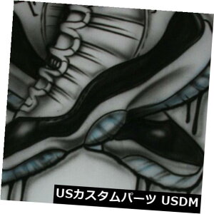 V[gJo[ 1{JX^AJ11W[_GAuVV[gJo[I h蓊 1x Custom AJ11 Jordans Airbrushed Seat Cover! Hand Painted Throw over