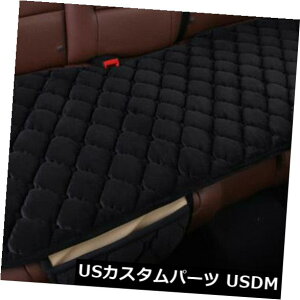 V[gJo[ ~ߎԂ̌㕔ȃJo[֎q̃NbV̂߂̒ʋC̒g؂ȃpbh}bg Non-slip Car Rear Seat Cover Breathable Warm Plush Pad Mat for Chair Cushion