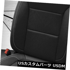 �V�[�g�J�o�[ 2019�V�{���[�V���o���[�h�N���[�L���uLT Katzkin�u���b�N���U�[�V�[�g�����p�J�o�[ 2019 Chevy Silverado Crew Cab LT Katzkin Black Leather Seat Replacement Covers �y���s�A���i�z