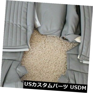 �V�[�g�J�o�[ 1997-2004 C5�R���x�b�g�����p���U�[�V�[�g�J�o�[���C�g�O���[ 1997-2004 C5 Corvette Replacement Leather Seat Covers Light Grey �y���s�A���i�z