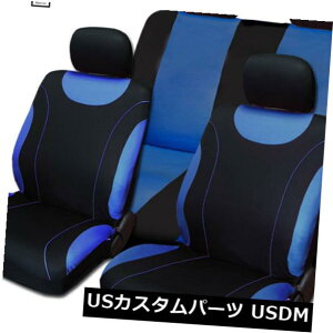 V[gJo[ }c_̂߂̃Mtg̃tZbgtĂVѐz̎Ԃ̃gbN̍ȃJo[ For Mazda New Black and Blue Cloth Car Truck Seat Covers With Gift Full Set