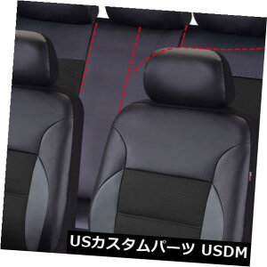 �V�[�g�J�o�[ CAR PASS�ʋC��PU���U�[���j�o�[�T���t���Z�b�g�u���b�N4�N�J�[�V�[�g�J�o�[ CAR PASS Breathable PU leather Universal Full Set Black Four Year Car Seat Cover �y���s�A���i�z