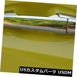 ドアノブ ドアハンドル ホンダフィットジャズ2014-2016クローム車のドアハンドルプロテクターカバートリムステッカーのため For Honda FIT JAZZ 2014-2016 Chrome Car Door Handle Protector Cover Trim Sticker