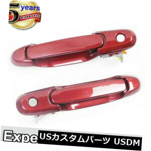 hAmu hAnh 98-03g^VGî߂̊ÕhAnh3k4Tt@CAbhp[yADS249 Outside Door Handle 3k4 Sunfire Red Pearl Pair DS249 For 98-03 Toyota Sienna