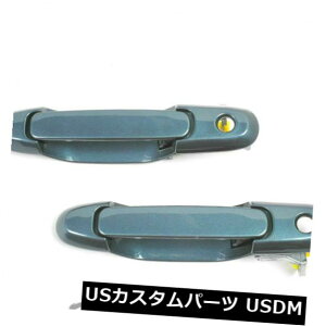 hAmu hAnh g^VGiOhAnhptgyA8N7T[tBu[DS464p98-03 98-03 For Toyota Sienna Outside Door Handle Front Pair 8N7 Sailfin Blue DS464