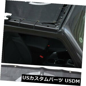 bVgbvJo[ W[vO[JL 2Doort@CuX^[[tbVTVF[hgbvJo[UVveNVp For Jeep Wrangler JL 2Door Five Star Roof Mesh Sunshade Top Cover UV Protection