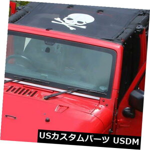 bVgbvJo[ 2007-2017W[vO[JKU 4hATVF[hGNvXgbvJo[XJ[tbV 2007-2017 Jeep Wrangler JKU 4Door Sun Shade Eclipse Top Cover Skull Roof Mesh