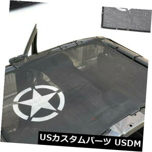 bVgbvJo[ 18 19W[vO[JL 4DbVTVF[hgbvJo[UVی For 18 19 Jeep Wrangler JL 4Door Roof Shed Mesh Sunshade Top Cover UV Protection