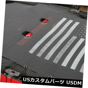 bVgbvJo[ W[vO[JL 4hÂ߂̊gbVTVF[h\tggbvJo[UVی Extended Mesh Sun Shade Soft Top Cover UV Protection For Jeep Wrangler JL 4 Door
