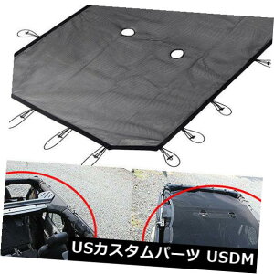 bVgbvJo[ W[vO[2007-2016 BM1̂߂̎Ԃ̕یc[TVF[h\tggbvbVJo[ Car Protection Tool Sunshade Soft Top Mesh Cover For Jeep Wrangler 2007-2016 BM1