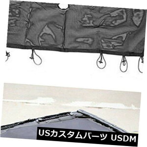 bVgbvJo[ ubNTVF[hgbvJo[UVی샋[tbVtBbg07-18W[vO[JK 4dr Black Sunshade Top Cover UV Protection Roof Mesh fit 07-18 Jeep Wrangler JK 4dr