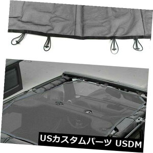 bVgbvJo[ 2007-2018W[vO[JK JKU 4DpTVF[hbV\tggbvJo[UVveNV Sunshade Mesh Soft Top Cover UV Protection For 2007-2018 Jeep Wrangler JK JKU 4D